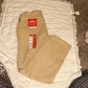 Chic tan relaxed proportioned fit